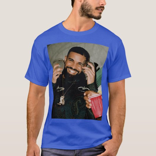 Beker en Ring Drake Rapper T-shirt (Voorkant)