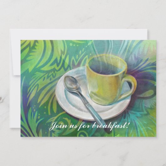 Beker en spook tegen een vergelijkbare achtergrond kaart (Voorkant)