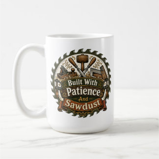 Beker 'Gebouwd Met Geduld En Zaagsel' Koffiemok