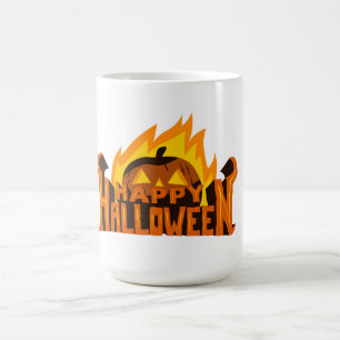 Beker 'Happy Halloween' Koffiemok