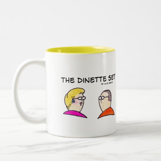 Beker "Hou je kop" Tweekleurige Koffiemok (Links)