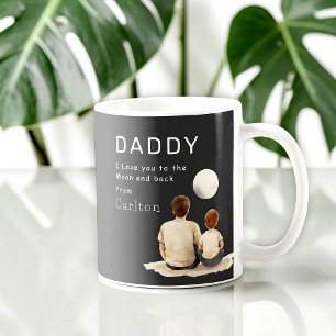 Beker "Ik hou van jou" voor vader en zoon om samen Koffiemok