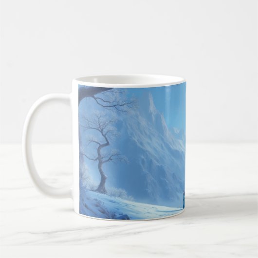 Beker in bevroren stijl koffiemok (Links)