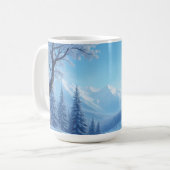 Beker in bevroren stijl koffiemok (Voorkant links)