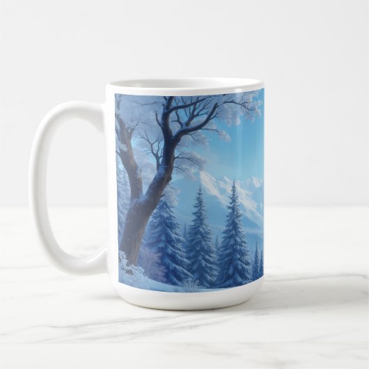 Beker in bevroren stijl koffiemok (Links)
