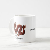 Beker 'Jaar van de Draak 2012' Koffiemok (Voorkant links)