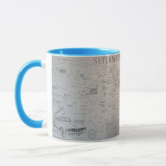 Beker Kaart Kansas Mok (Links)