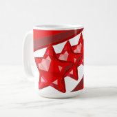 Beker Kerststerren Koffiemok (Voorkant links)