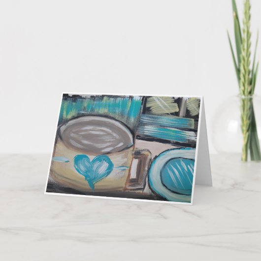Beker koffie kaart (Voorkant)
