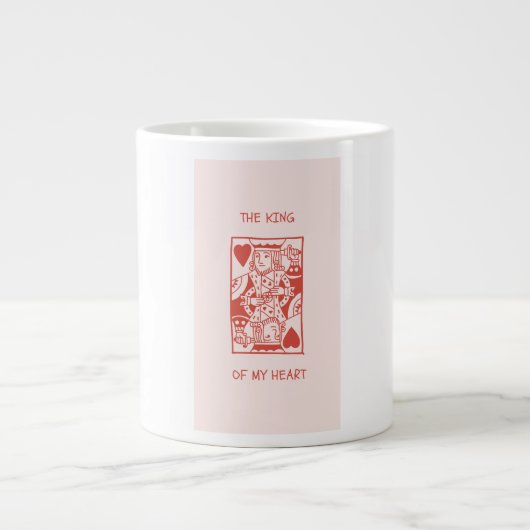 Beker koffie monster poker grote koffiekop (Voorkant)