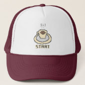 Beker koffie trucker pet (Voorkant)