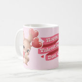 Beker Koffiemok Valentijnsdag (Voorkant links)