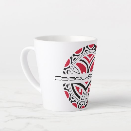 Beker latte Cagou-Stijl Latte Mok (Linkerhoek)