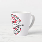 Beker latte Cagou-Stijl Latte Mok (Rechterhoek)