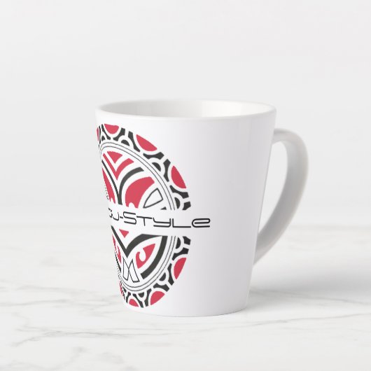 Beker latte Cagou-Stijl Latte Mok (Rechterhoek)