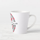 Beker latte Cagou-Stijl Latte Mok (Rechts)