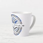 Beker latte Cagou-Stijl Mok (Rechterhoek)