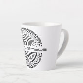 Beker latte Cagou-Stijl Mok (Rechterhoek)