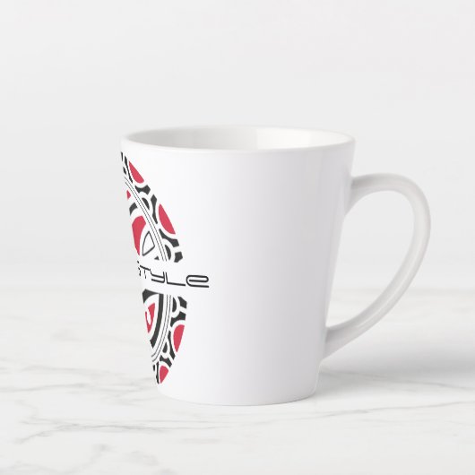 Beker latte Cagou-Stijl Mok (Rechts)