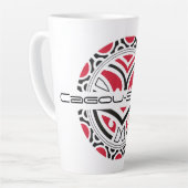 Beker latte Cagou-Stijl Mok (Linkerhoek)