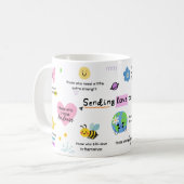 Beker 'Liefde Sturen Vandaag' Koffiemok (Voorkant links)