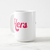 Beker liefde voor haar koffiemok (Voorkant links)