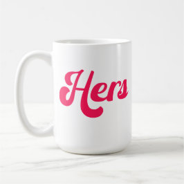 Beker liefde voor haar koffiemok