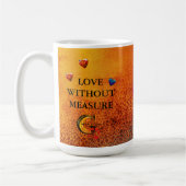 Beker 'Liefde Zonder Maat' Koffiemok (Links)