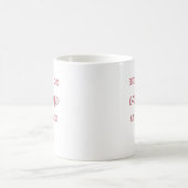 Beker 'Lopen op cafeïne en chaos' Koffiemok (Center)