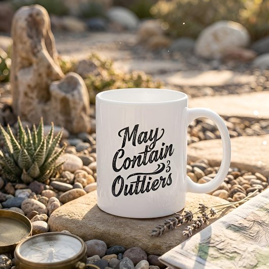 Beker 'May Contain Outliers' Koffiemok