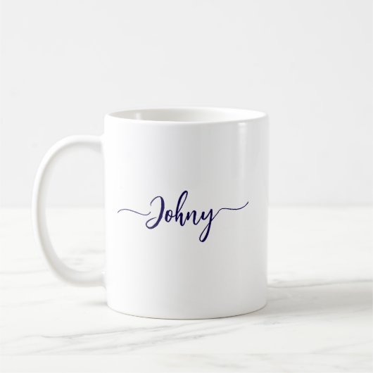 Beker met aangepaste naam koffiemok (Links)