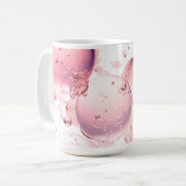 Beker met bellen koffiemok (Voorkant links)