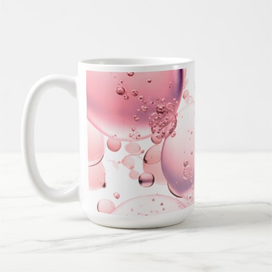 Beker met bellen koffiemok (Links)