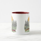 Beker met berglandschap mok (Midden)
