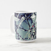 Beker met bevroren bessen koffiemok (Voorkant links)