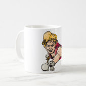 Beker met biljarter koffiemok (Voorkant links)