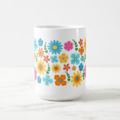 Beker met bloemenprint koffiemok (Center)