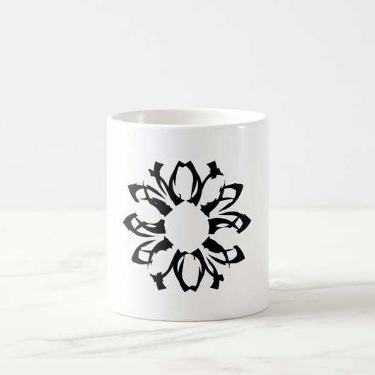 Beker met bloempatroon met één element koffiemok (Center)