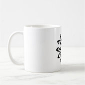 Beker met bloempatroon met één element koffiemok (Links)