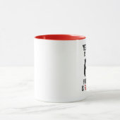 Beker met bontliefde mok (Midden)