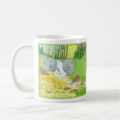 Beker met boslandschap en tekst koffiemok (Links)
