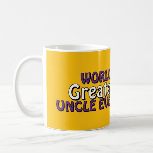 Beker met de tekst 'Oom aller tijden' Koffiemok (Links)