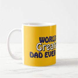 Beker met de tekst 's Werelds beste papa ooit gema Koffiemok