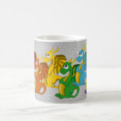 Beker met drakentekening koffiemok (Center)