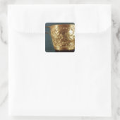 Beker, met een oplaadstier vierkante sticker (Tas)