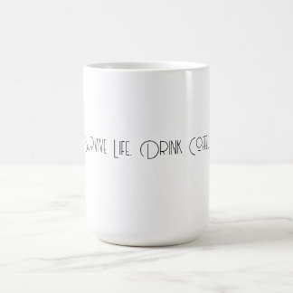 Beker met eigen bericht koffiemok