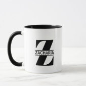 Beker met eigen naam Letter 'Z' Mok (Links)