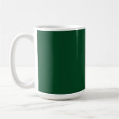 Beker met Evergreen Green Background Koffiemok (Links)