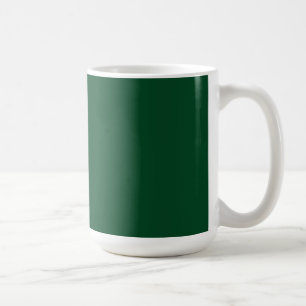 Beker met Evergreen Green Background Koffiemok