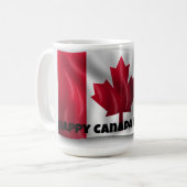 Beker met Fijne Canada Dag Koffiemok (Voorkant links)